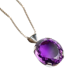Astonishing Reflective Amethyst Pendant