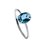 Petite Oval Topaz Ring
