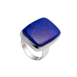 Large Lapis Lazuli Square Ring