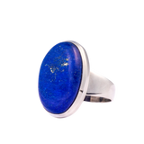 Large oval shaped Lapis Lazuli Ring