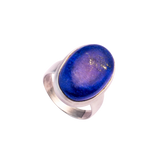 Large oval shaped Lapis Lazuli Ring