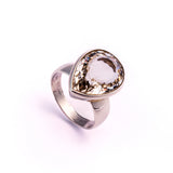 Medium Teardrop-Shaped Ametrine Ring