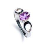 Amethyst Infinity Sign Ring