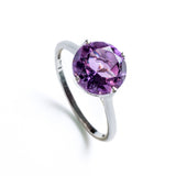 Medium Round Amethyst Ring