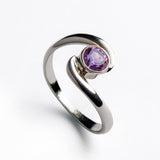 Amethyst Twist Ring