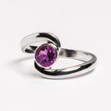 Amethyst Twist Ring