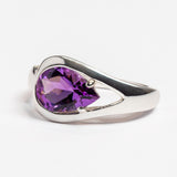 Medium Soft-Shaped Amethyst Ring