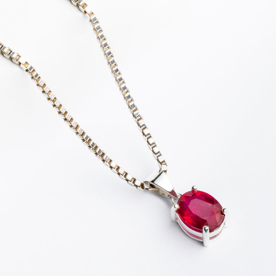 Radiant Ruby Pendant