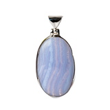 Charming Blue Lace Agate Pendant