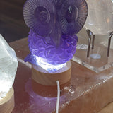 Big fluorite owl