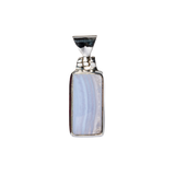 Radiant Rectangular Agate Pendant