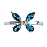 Butterfly Topaz Ring