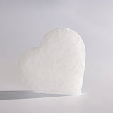 Selenite Heart Charging Plate